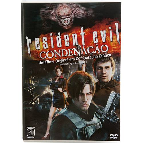 DVD Resident Evil: Condenação - um Filme Original em Computação Gráfica