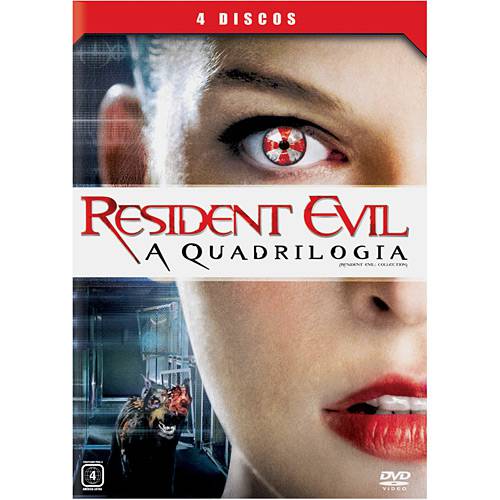 DVD Resident Evil Quadrilogia