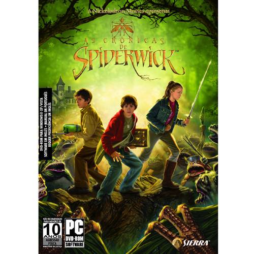 DVD Rom as Crônicas de Spiderwick