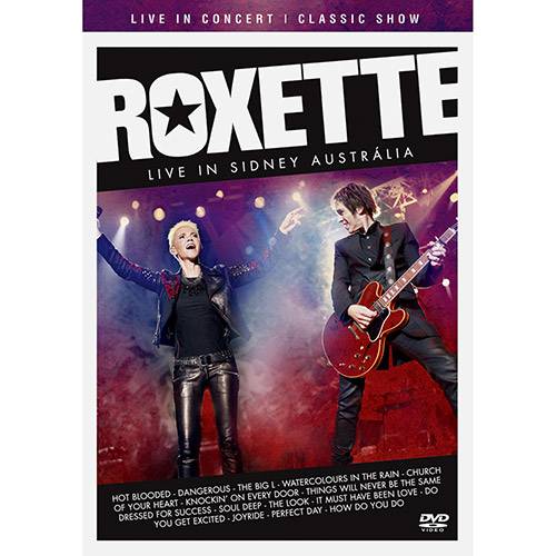 DVD Roxette: Live In Concert - Live In Sidney
