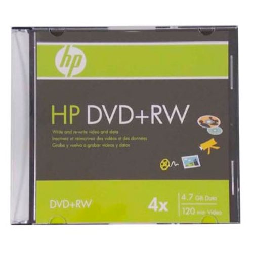 Dvd-rw Gravável Hp 120 Min / 4.7 Gb / 4x com Capa Slim 997062