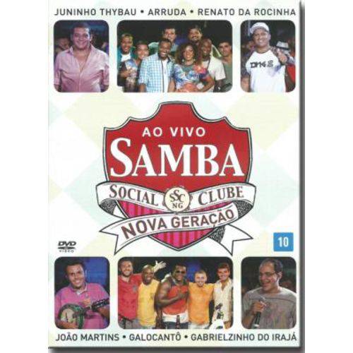 Dvd Samba Social Clube Nova Geração ao Vivo - Diversos Nacionais