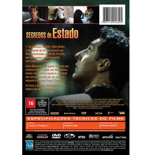 DVD Segredos de Estado (c/ Versão MP4)
