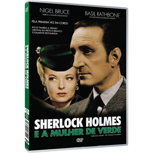 DVD Sherlock Holmes e a Mulher de Verde