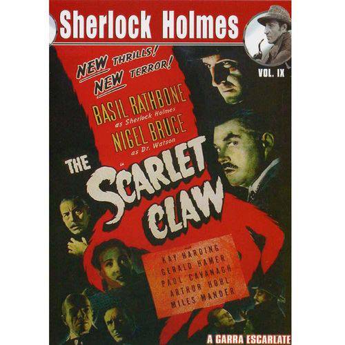 DVD Sherlock Holmes Vol. 9 - a Garra Escarlate