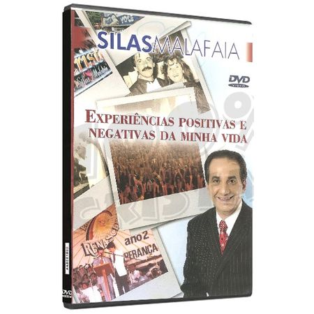 DVD Silas Malafaia Experiências Positivas e Negativas da Minha Vida