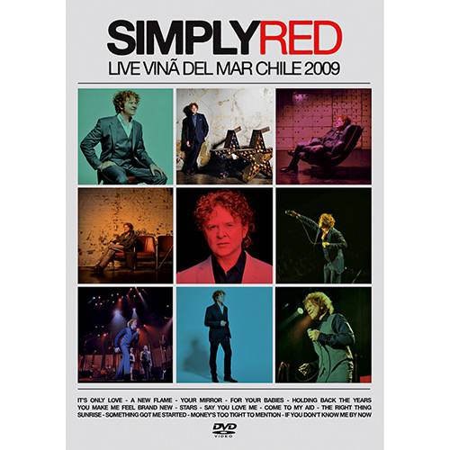 DVD Simply Red - Live Viña Del Mar Chile 2009