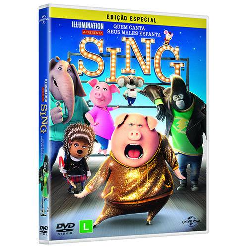 Dvd - Sing: Quem Canta Seus Males Espanta