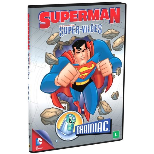DVD Superman - Dc Comics Supervilões: Brainiac