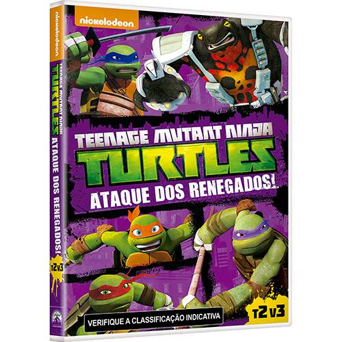 DVD - Teenage Mutant Ninja Turtles: Ataque dos Renegados