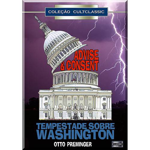 DVD Tempestade Sobre Washington - Cult Classic
