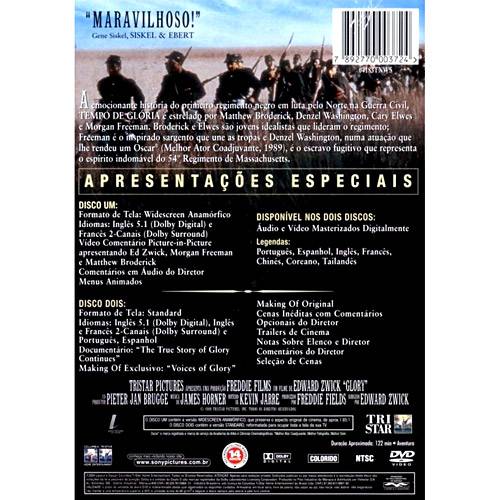 DVD Tempo de Glória - Edição Especial