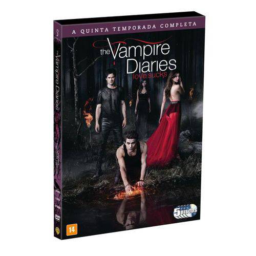 DVD The Vampire Diaries - 5ª Temporada - 5 Discos