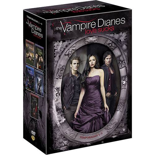 DVD - The Vampire Diaries: Love Sucks - Temporadas 1-5 (25 Discos)