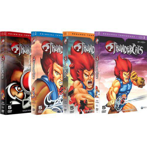 Dvd Thundercats - Serie Completa, 20 Discos, 130 Episódios