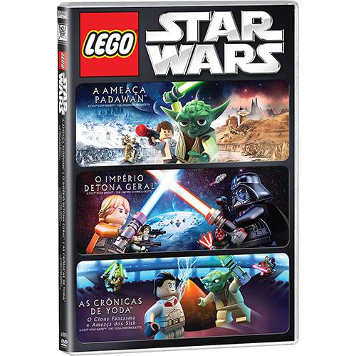 DVD - Trilogia Lego Star Wars (3 Discos)