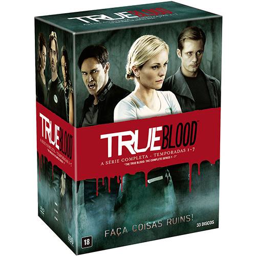 DVD - True Blood: Temporadas: a Série Completa 1-7 (33 Discos)