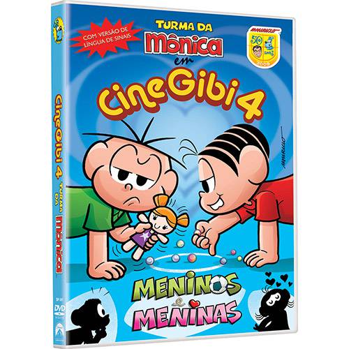 DVD Turma a Mônica em Cine Gibi 4 - Meninos e Meninas