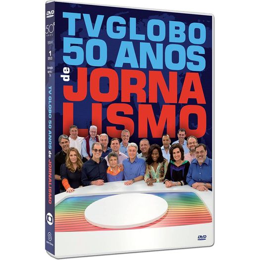 DVD Tv Globo - 50 Anos de Jornalismo
