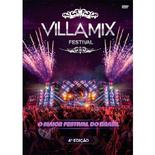 Dvd Villa Mix Festival 4 ª Edição - 2015 - o Maior Festival do Brasil