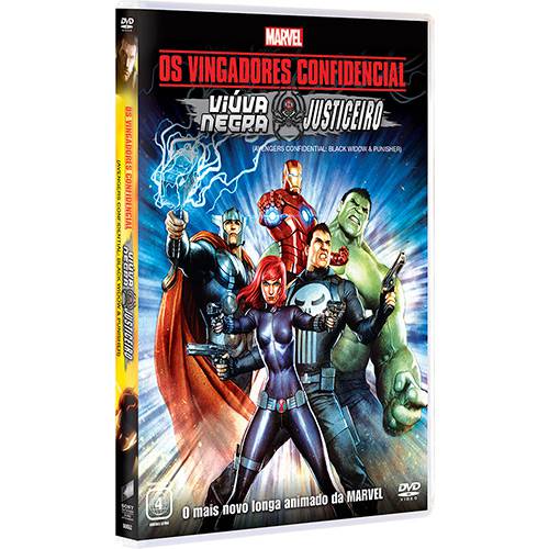 DVD - Vingadores Confidencial: Viúva Negra e Justiceiro