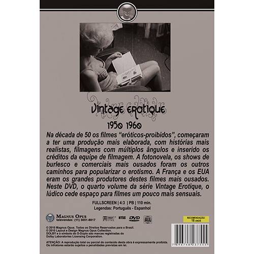 DVD Vintage Erotique, V.4 (1950-1960)