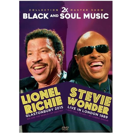 DVD 2 X Black And Soul Music - Lionel Richie, Stevie Wonder