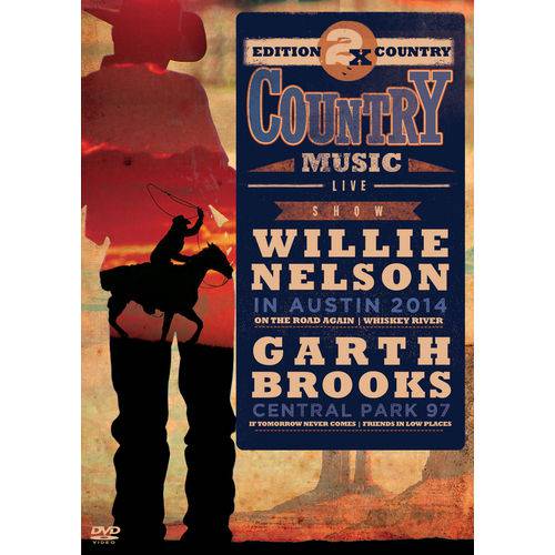 DVD 2x Country Willie Nelson e Garth Brooks