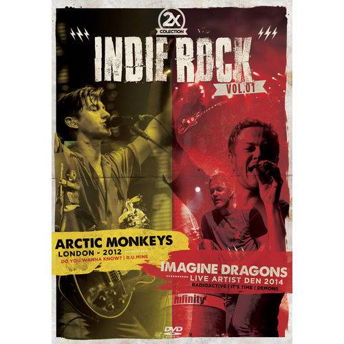 DVD 2x Indie Rock Vol 01 Arctic Monkeys e Imagine Dragons