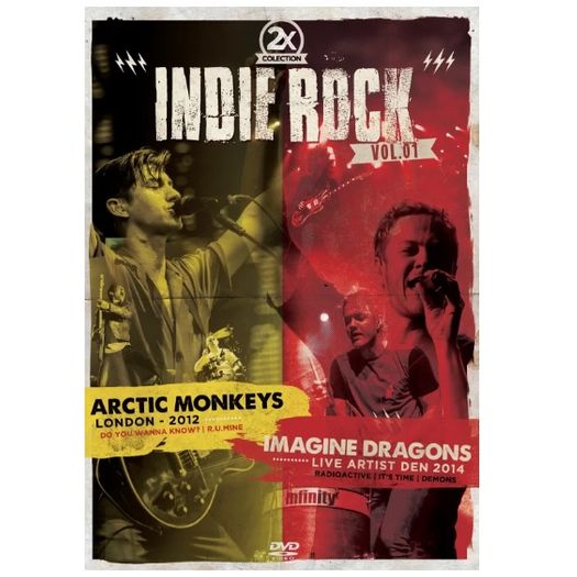 DVD 2 X Indie Rock Vol. 1 - Arctic Monkeys, Imagine Dragons