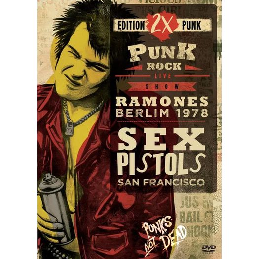 DVD 2 X Punk Rock - Ramones Berlim 1978 + Sex Pistols San Francisco