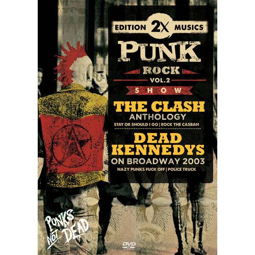 DVD 2x Punk Rock Vol.02 The Clash e Dead Kennedys