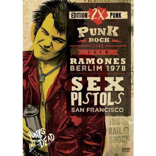 DVD 2x Punk Rock Vol.01 Ramones e Sex Pistols