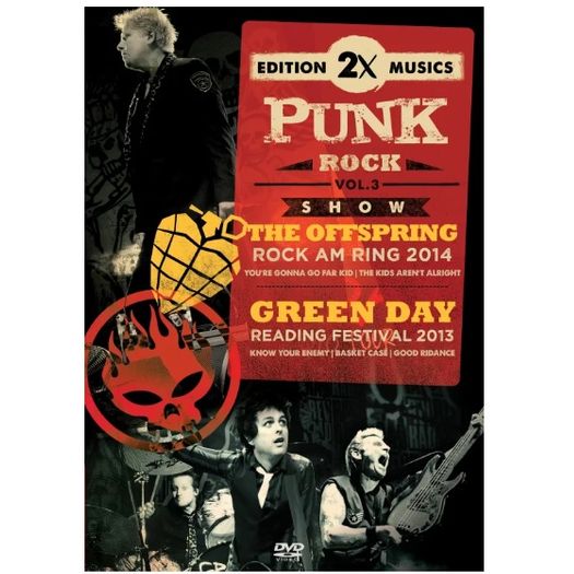 DVD 2 X Punk Rock Vol. 3 - The Offspring, Green Day
