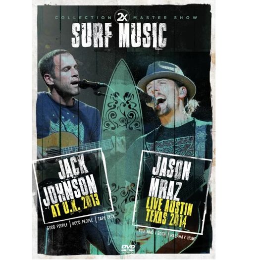 DVD 2 X Surf Music - Jack Johnson, Jazon Mraz