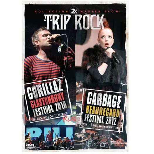 DVD 2 X Trip Rock - Gorillaz, Garbage