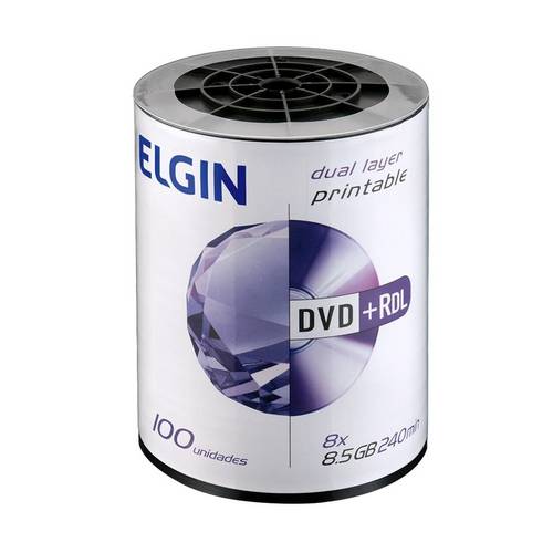 Dvdr Dual Elgin Printable - 100 Unidades