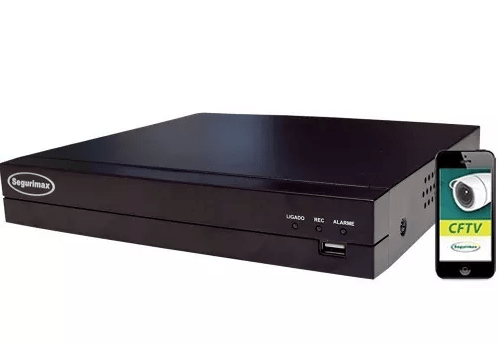 DVR Multifunção 5 EM 1 HD/8 Canais (AHD, CVI, TVI, IP, CVBS)