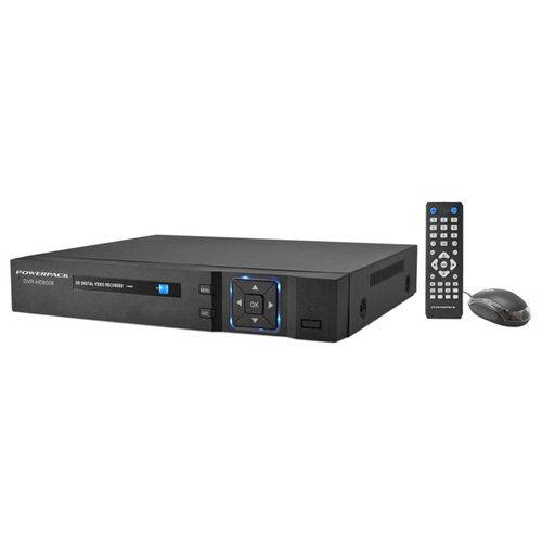 DVR Powerpack CCTV HD 8 Canais 720p DVR-8008 Bivolt - Preto