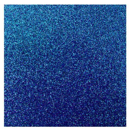 E.v.a 2mm 40x48 Glitter Azul Escuro