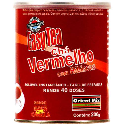 Easy Tea - Chá Vermelho - 200G - Orient Mix