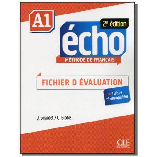Echo A1 - Fichier Devaluation - 2e Edition