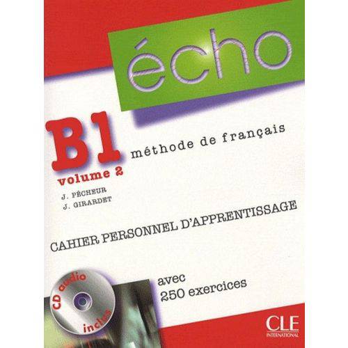 Echo B1.2 - Cahier D'apprentissage + Cd - Cle International