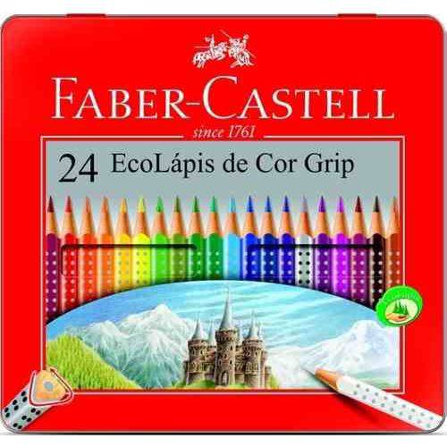 Ecolápis de Cor Grip 24 Cores Faber-castell 121024lt