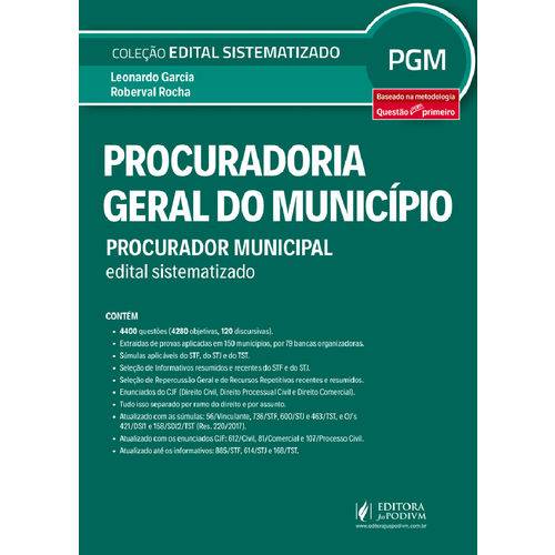 Edital Sistematizado - Procuradoria Geral do Município (Pgm)