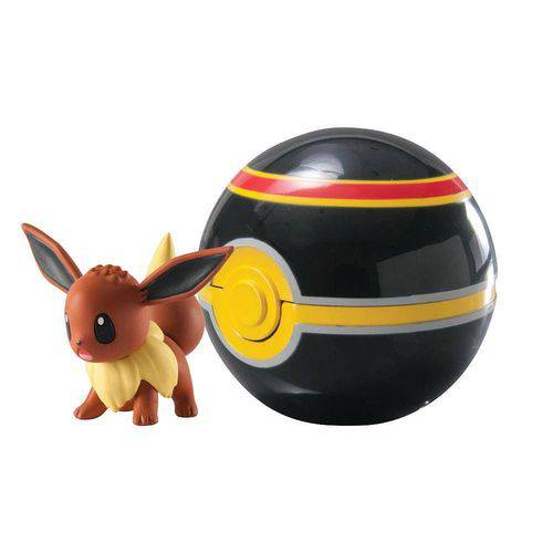 Eevee + Pokebola Luxury Ball Pokémon Tomy