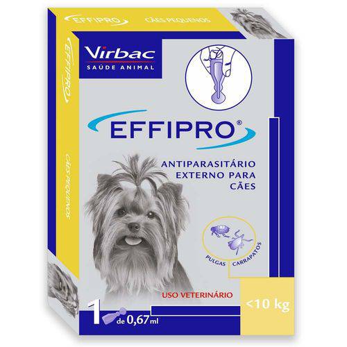 Effipro Cães Antipulgas Combo 4 Un de 0,67 Ml Até 10 Kg