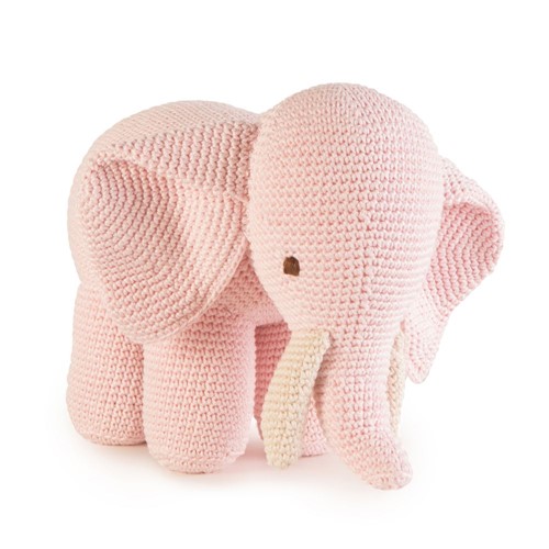 Elefante de Crochê Rosa