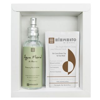 Elemento Mineral Alecrim Kit - Argilas + Spray Hidratante Facial Kit