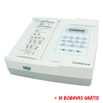 Eletrocardiógrafo Bionet 12 Canais Cardiocare 2000 + 10 Bobinas Grátis